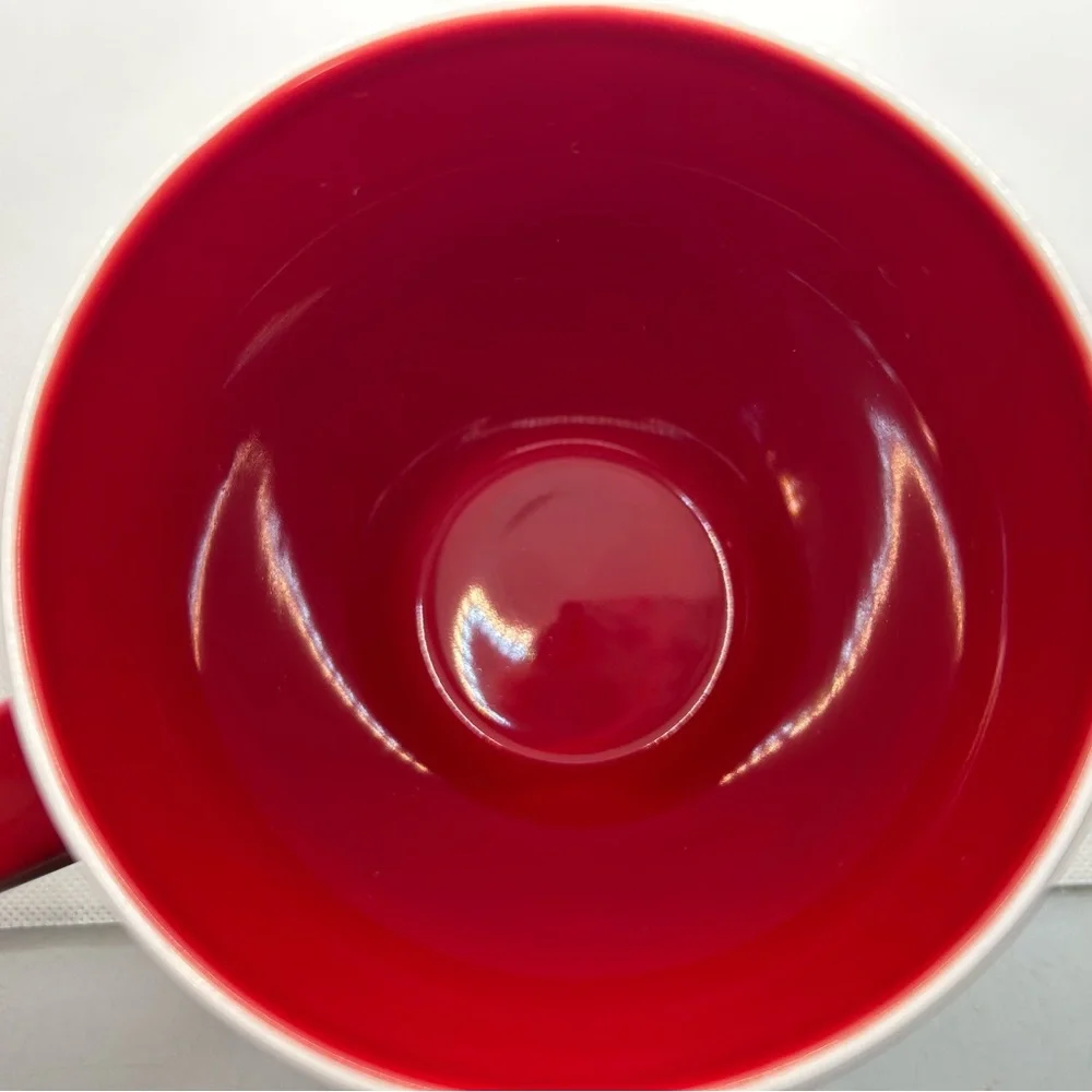 Starbucks 2007 Bold Red Mug with Logo - Picture 5 of 6